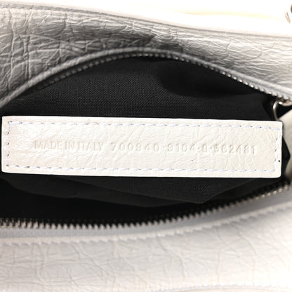 Balenciaga Agneau Arena Neo Cagole Handbag XS Optic White Optic White 7 of 10