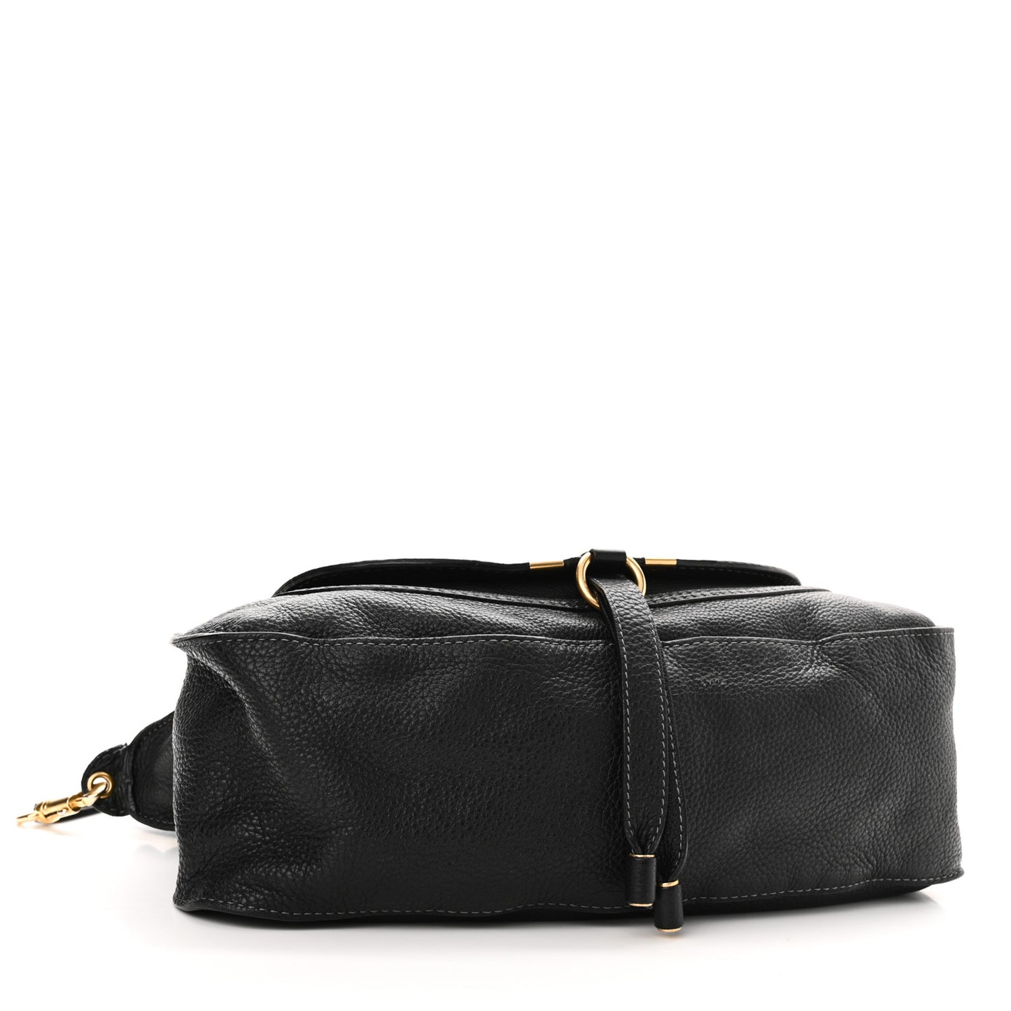 Calfskin Medium Marcie Satchel Black