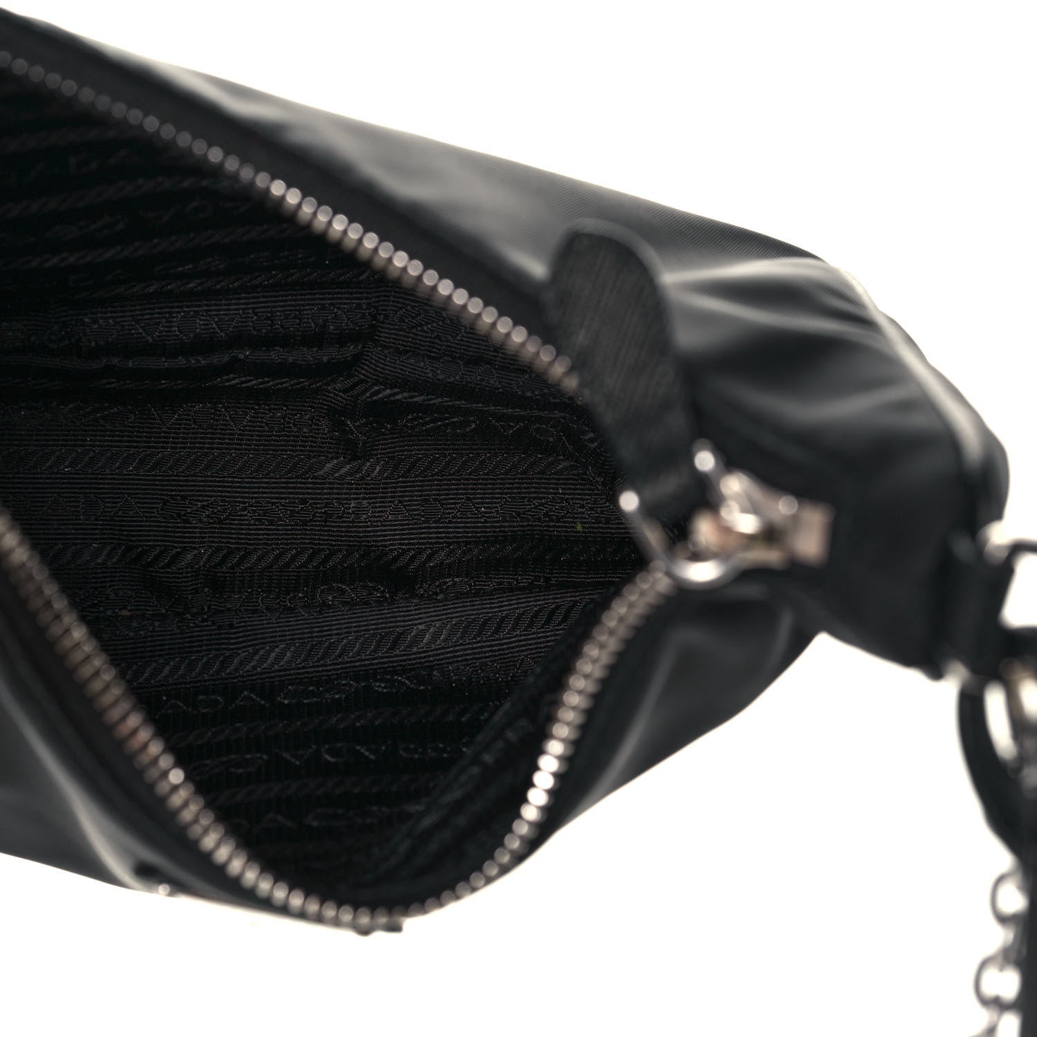 Prada Nylon Re-Edition 2005 Shoulder Bag Black 5 of 12