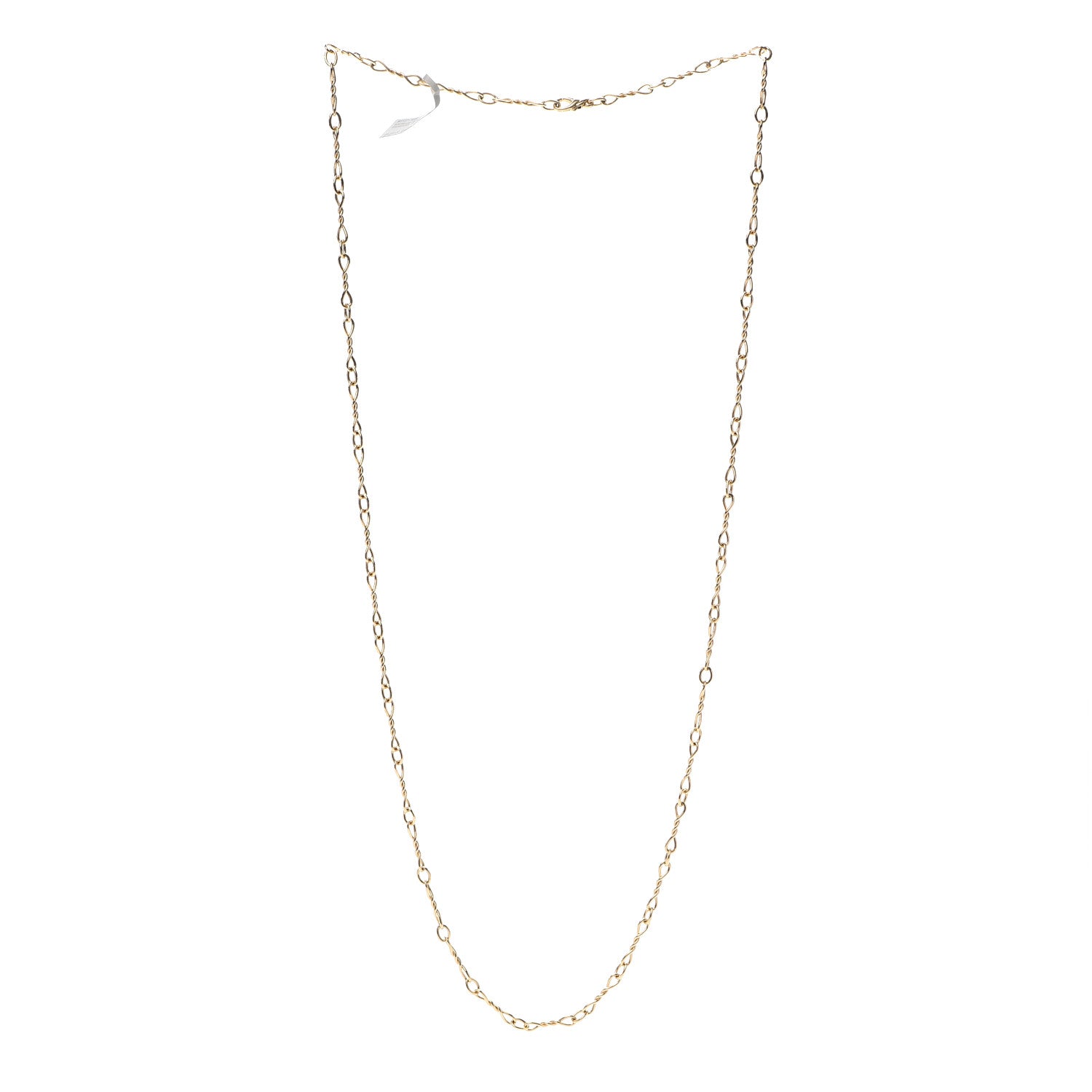David Yurman 18K Yellow Gold Small Continuance Chain Necklace 36" 3 of 5