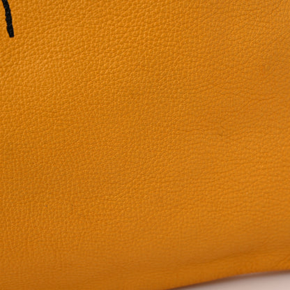 Gucci Calfskin Coco Capitan Logo Drawstring Backpack Yellow 10 of 12