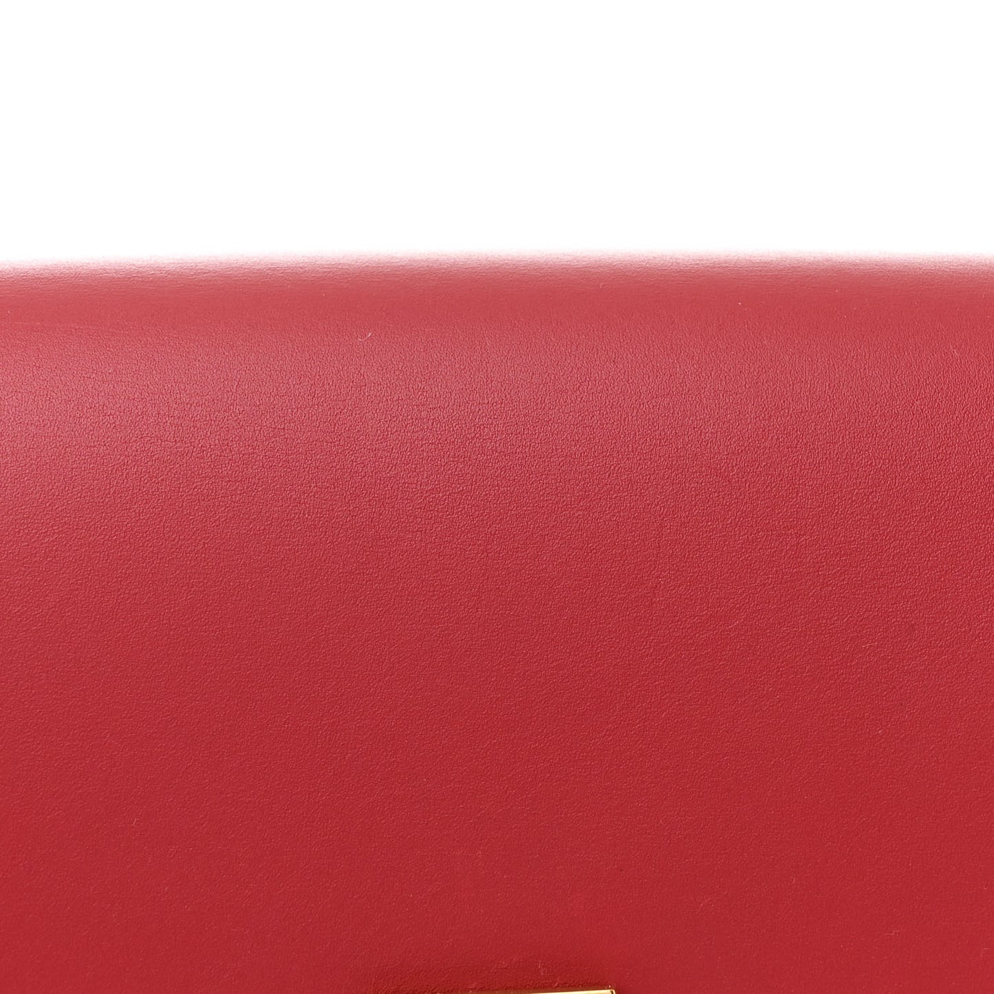 Smooth Calfskin Medium Classic Box Flap Bag Red