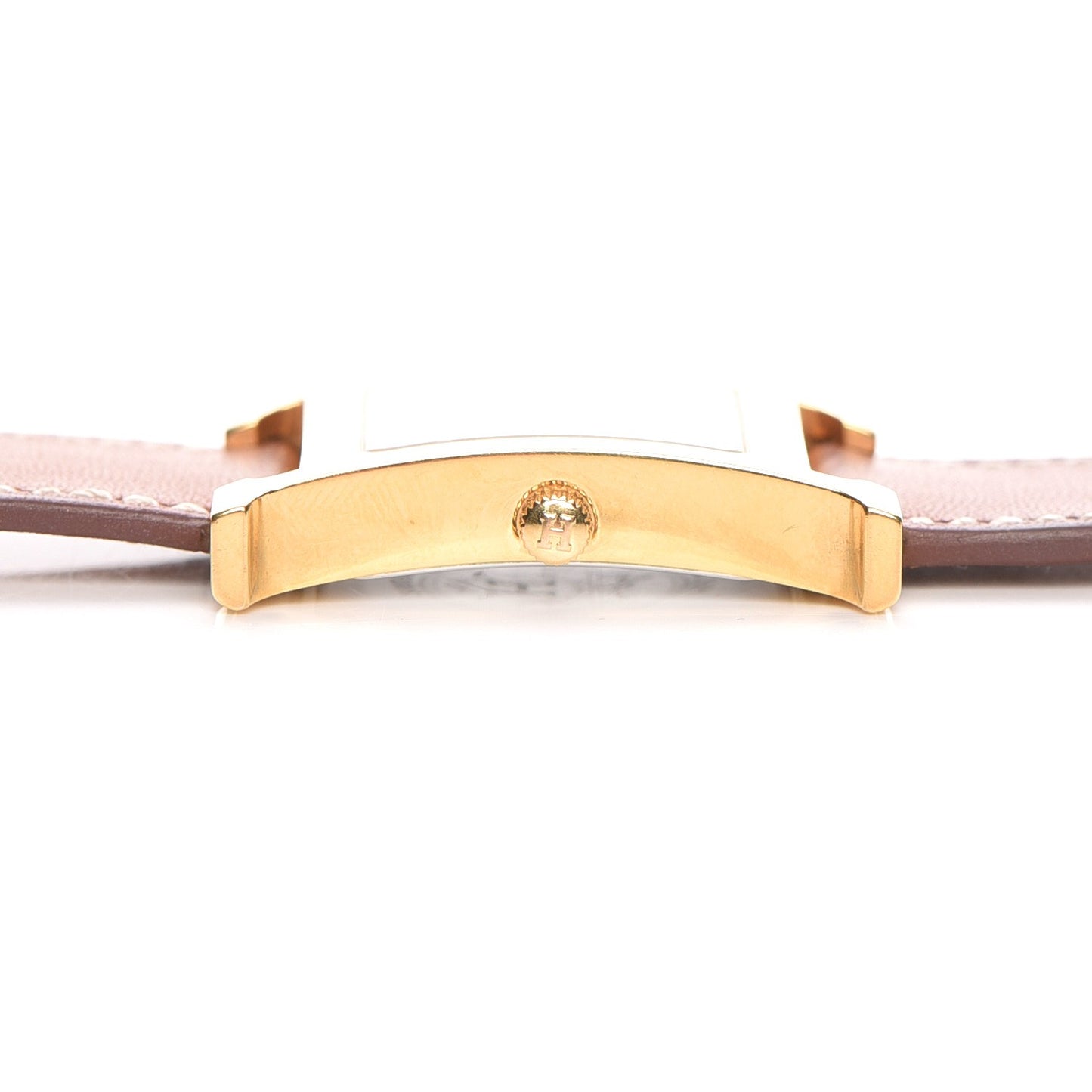 Stainless Steel Barenia 26mm Heure H Hour Quartz Watch Fauve