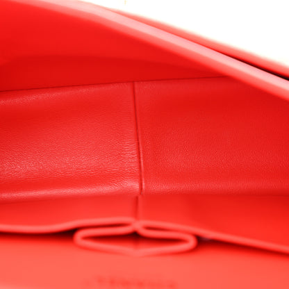 Chanel Caviar Quilted Jumbo Double Flap Red 5 of 12