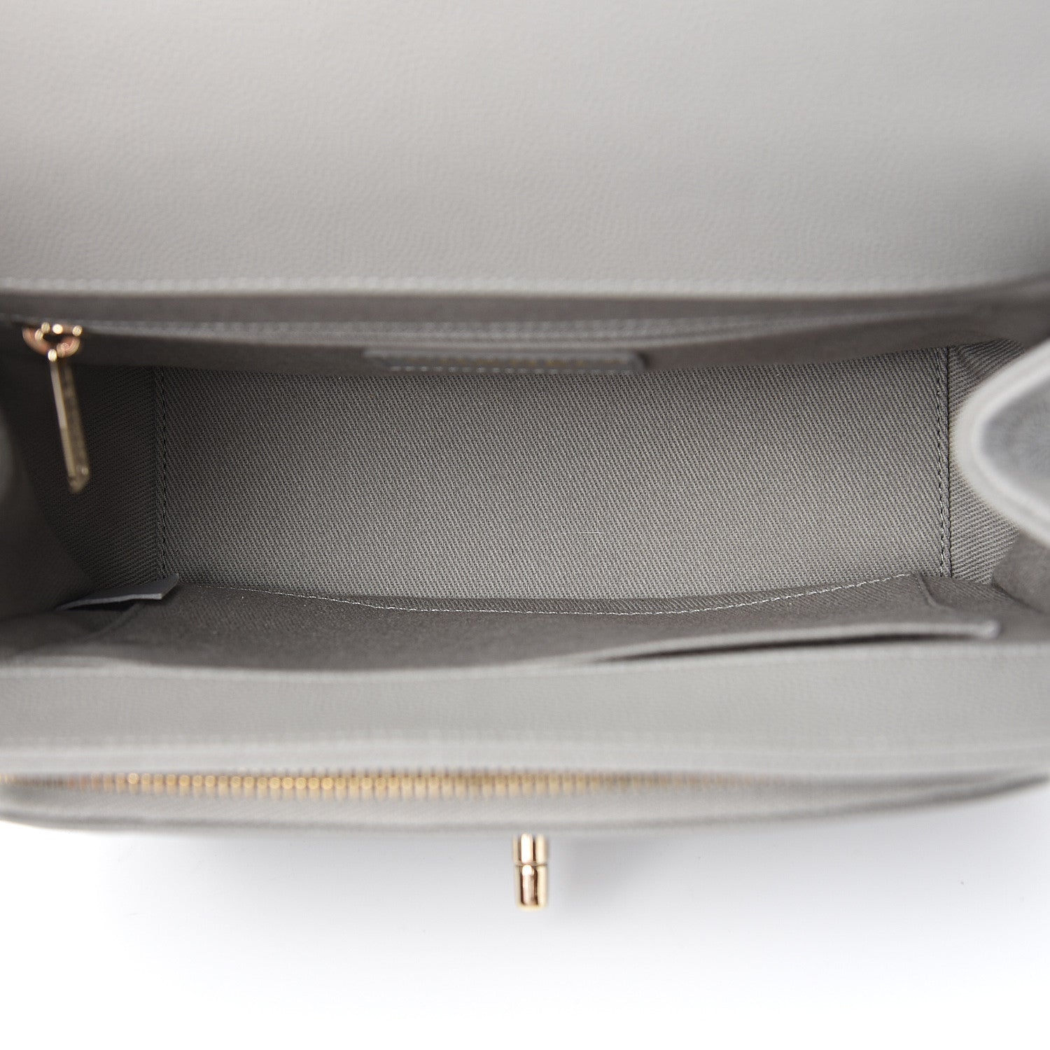 Chanel Caviar Quilted Medium Business Affinity Flap Grey 4 of 10