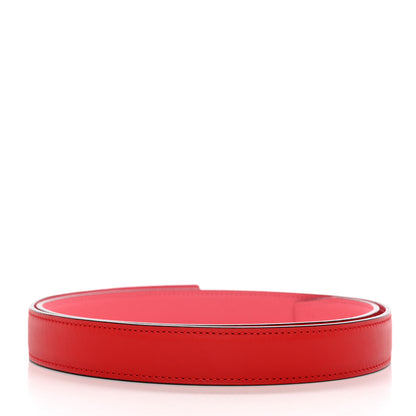 Hermes Epsom 24mm Belt Strap 85 34 Rose Azalee Rouge de Coeur 2 of 7