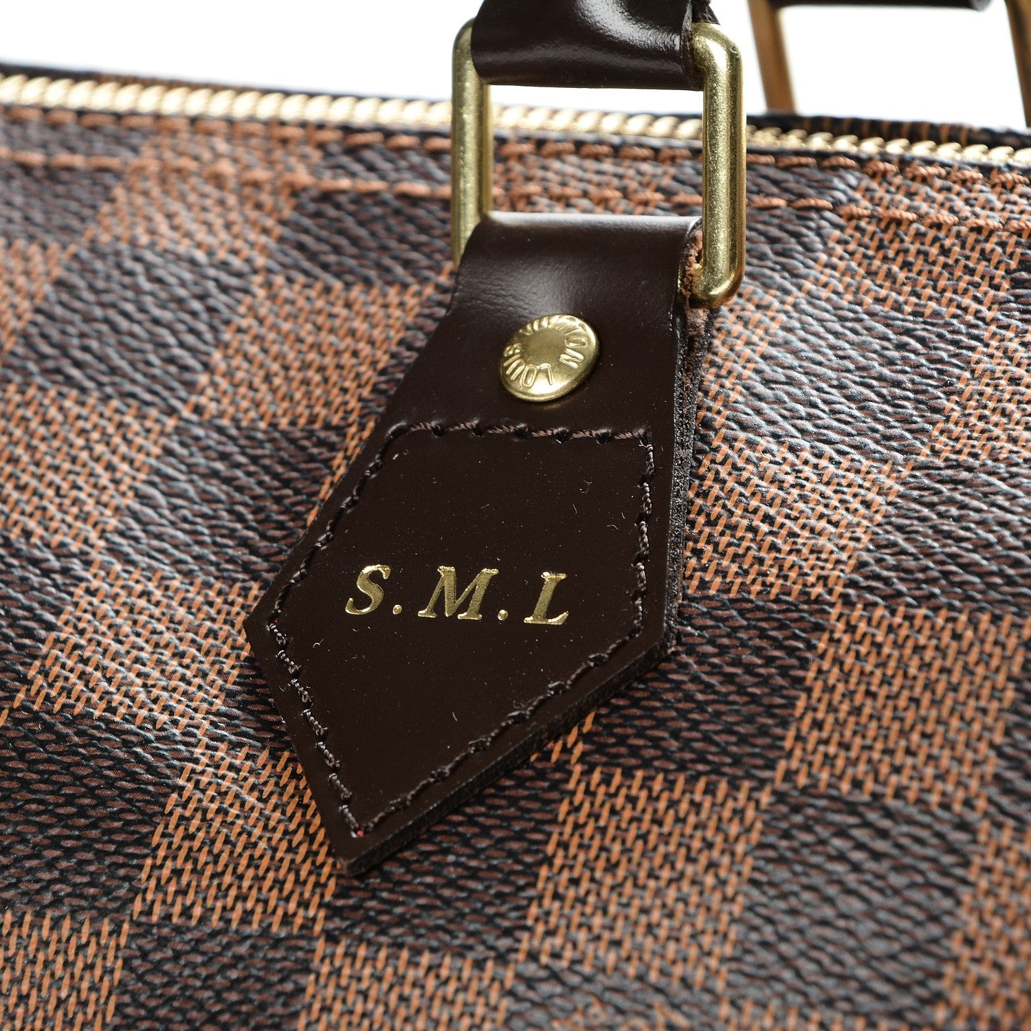 Louis Vuitton Damier Ebene Speedy 30 5 of 9