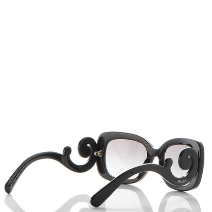 Prada Acetate Baroque Sunglasses SPR 27O Black 4 of 8