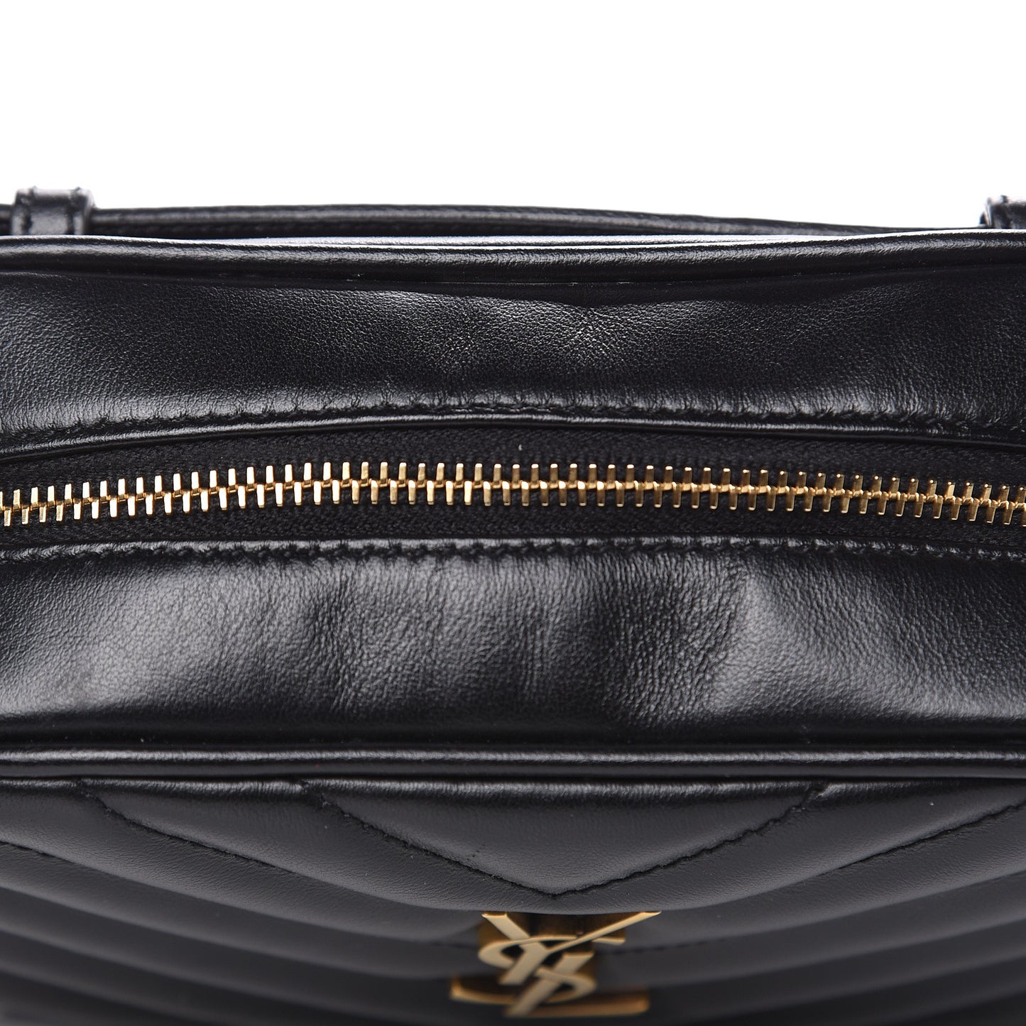 Calfskin Matelasse Monogram Lou Belt Bag Black
