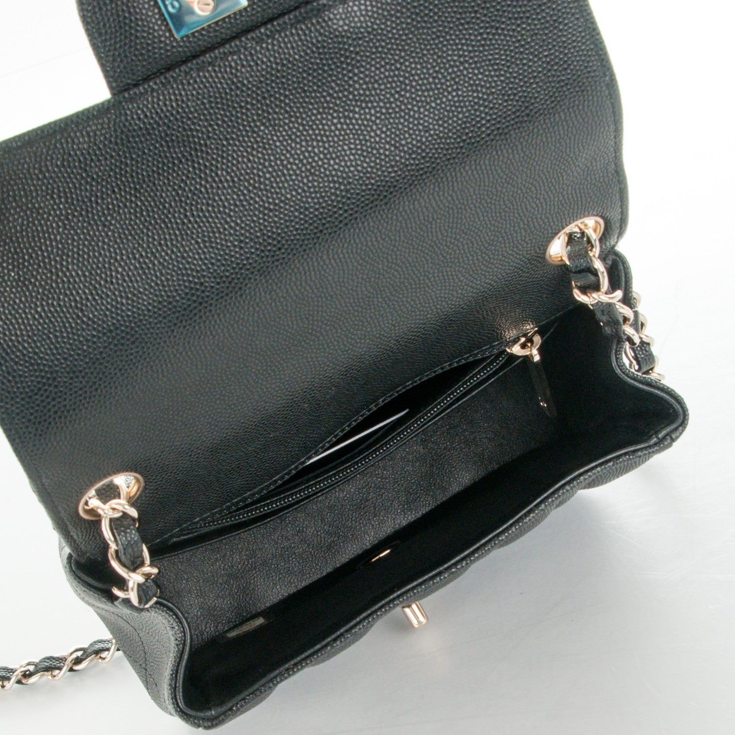 Chanel Caviar Quilted Mini Square Flap Black 6 of 8