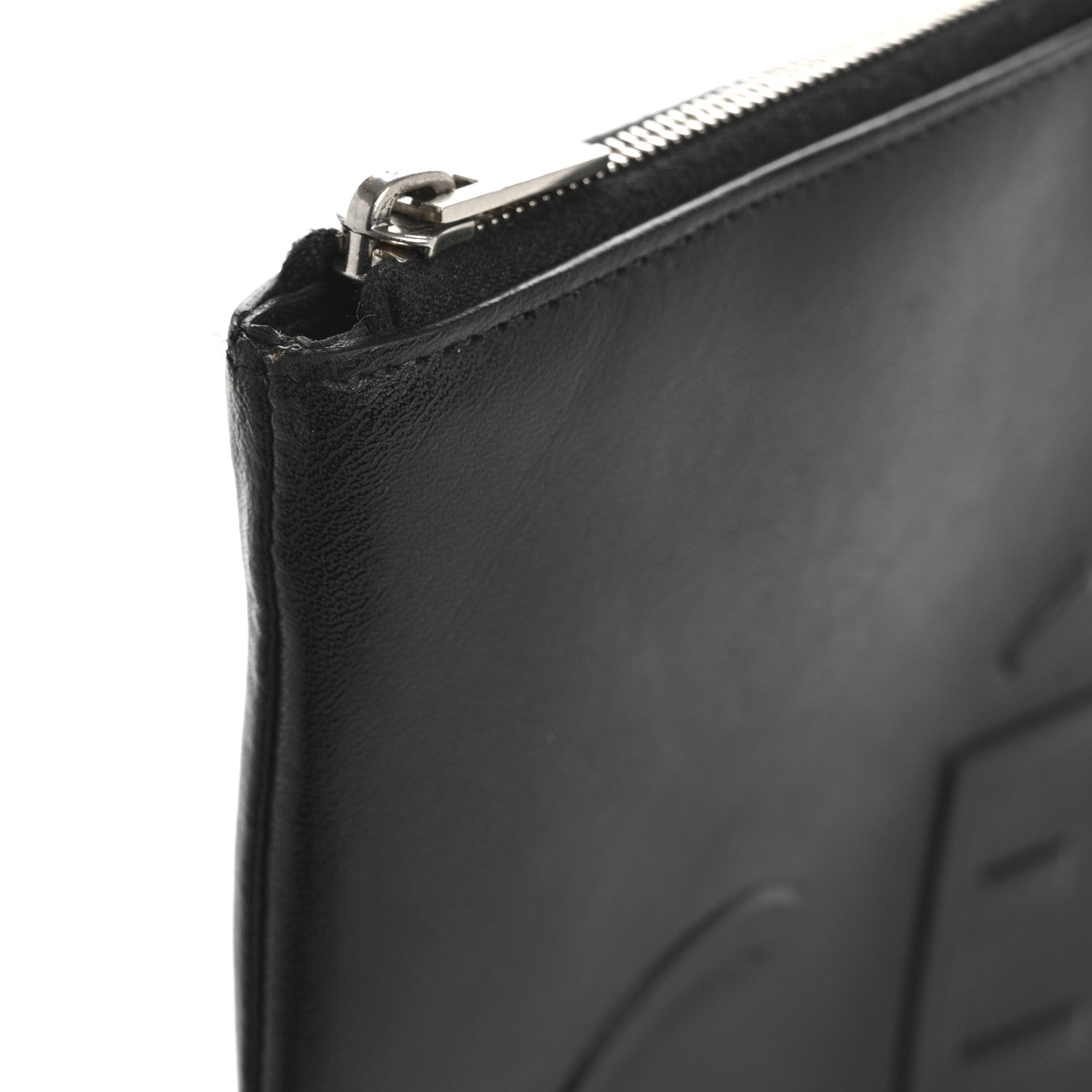 Celine Calfskin Large Made In Clutch Pouch Black 8 of 10