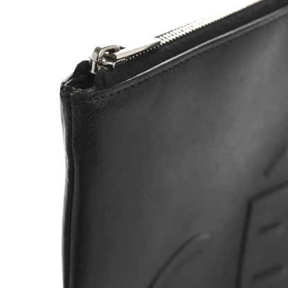 Celine Calfskin Large Made In Clutch Pouch Black 8 of 10