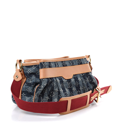 Louis Vuitton Denim Raye Porte Epaule MM 2 of 12