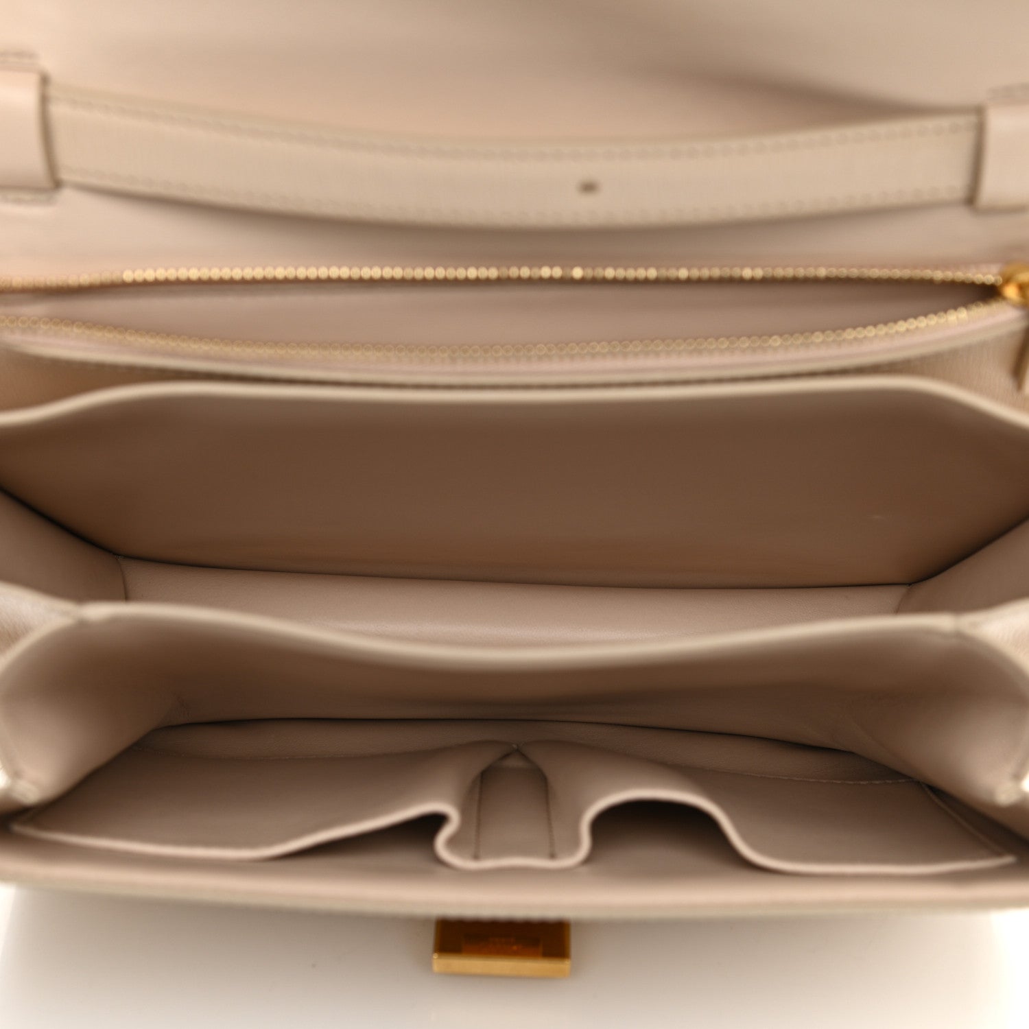 Celine Liege Calfskin Medium Classic Box Flap Bag Powder 4 of 9