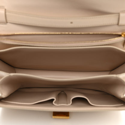 Celine Liege Calfskin Medium Classic Box Flap Bag Powder 4 of 9
