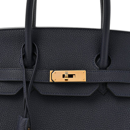 Hermes Togo BIRKIN 35 Bleu Nuit 8 of 12