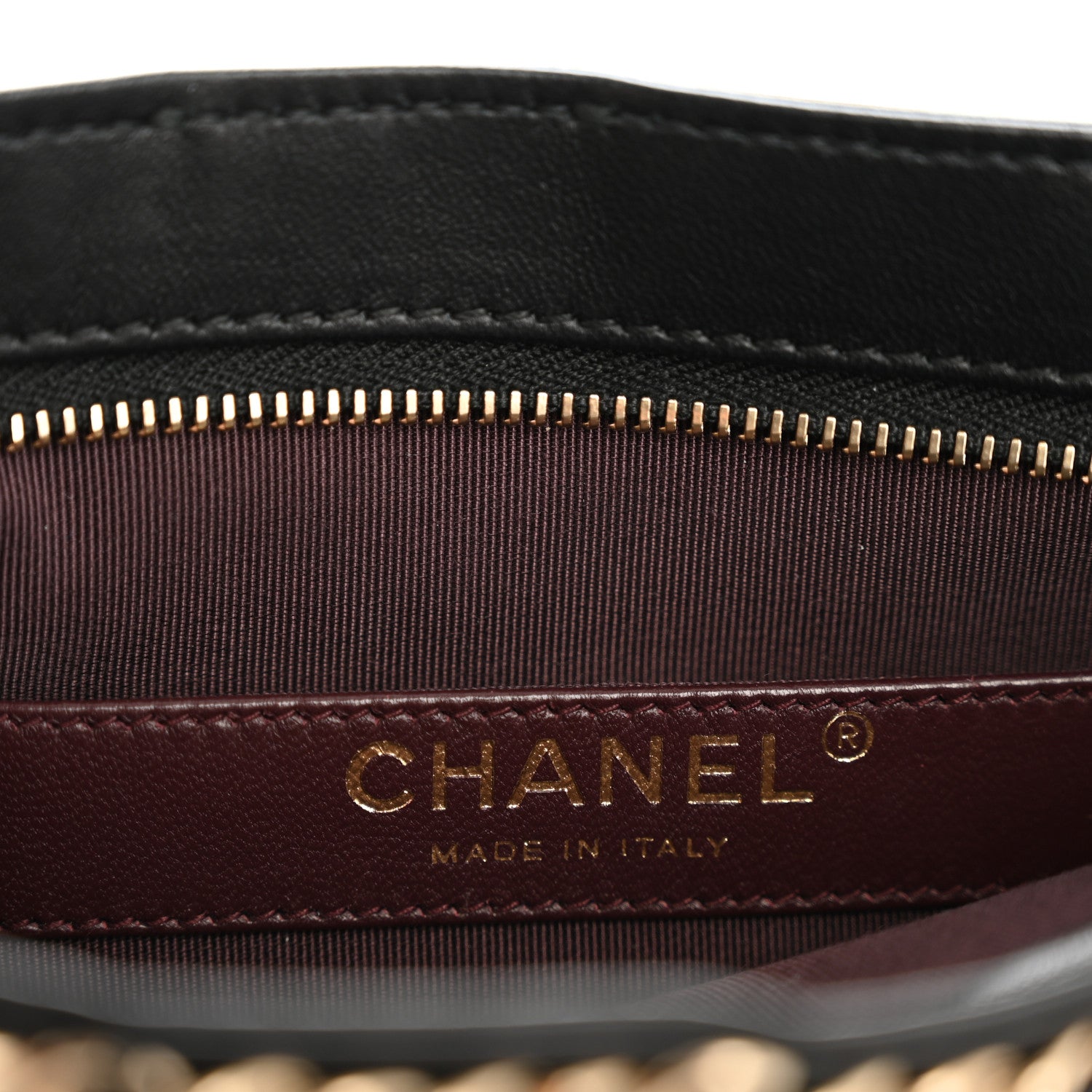 Chanel Lambskin Chain Frame Shoulder Bag Black 1869491 – FASHIONPHILE