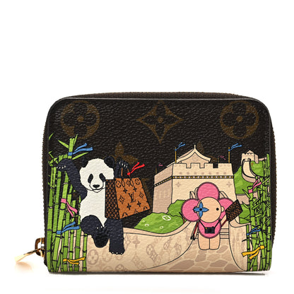 Louis Vuitton Monogram 2021 Christmas China Animation Zippy Coin Purse Myosotis Blue 1 of 6