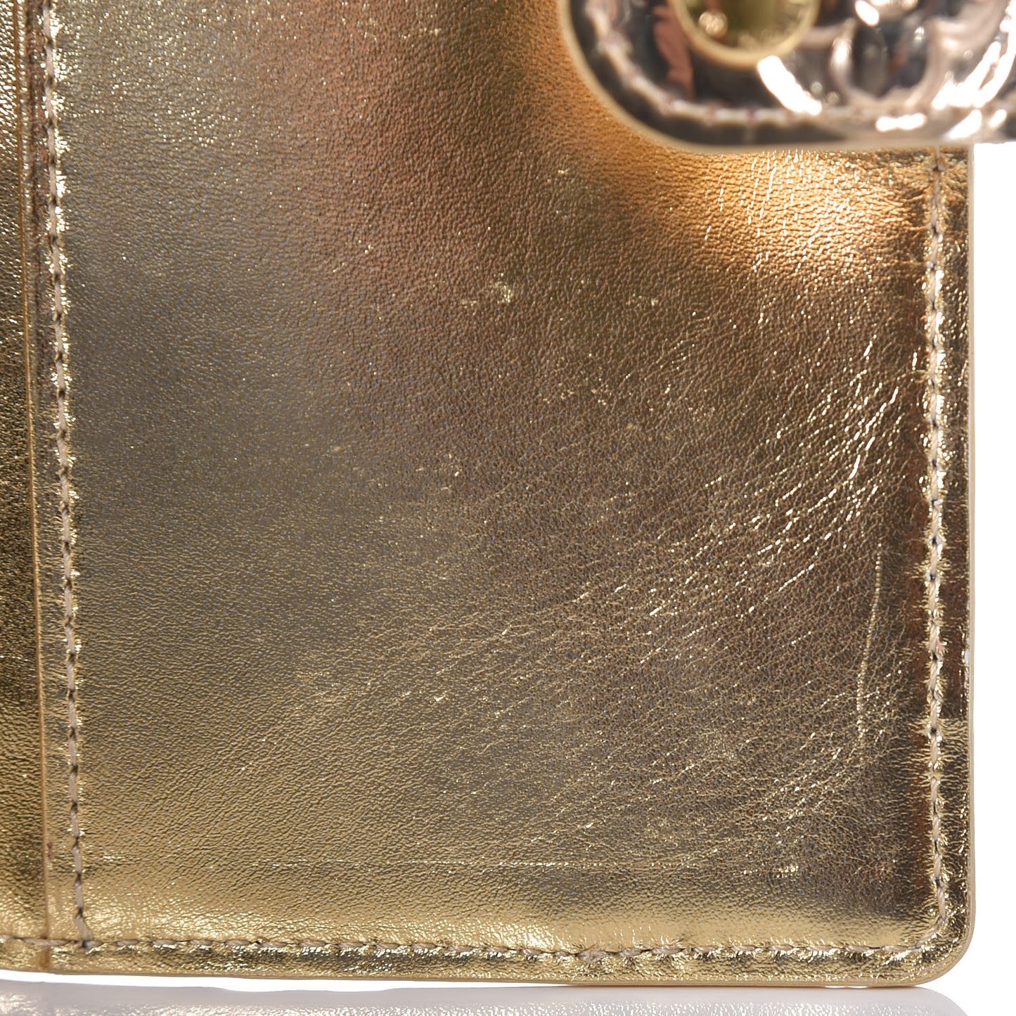 Monogram Miroir Small Ring Agenda Gold