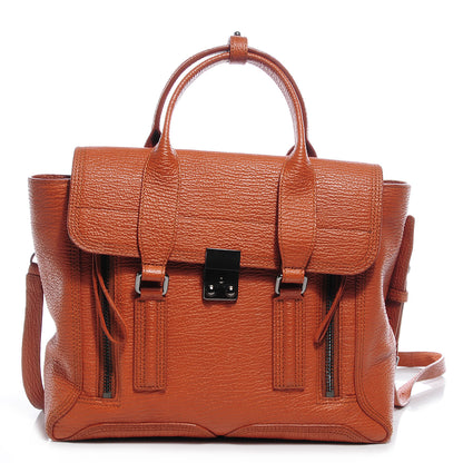 3.1 Phillip Lim 3.1 Medium Pashli Satchel Rust 1 of 8