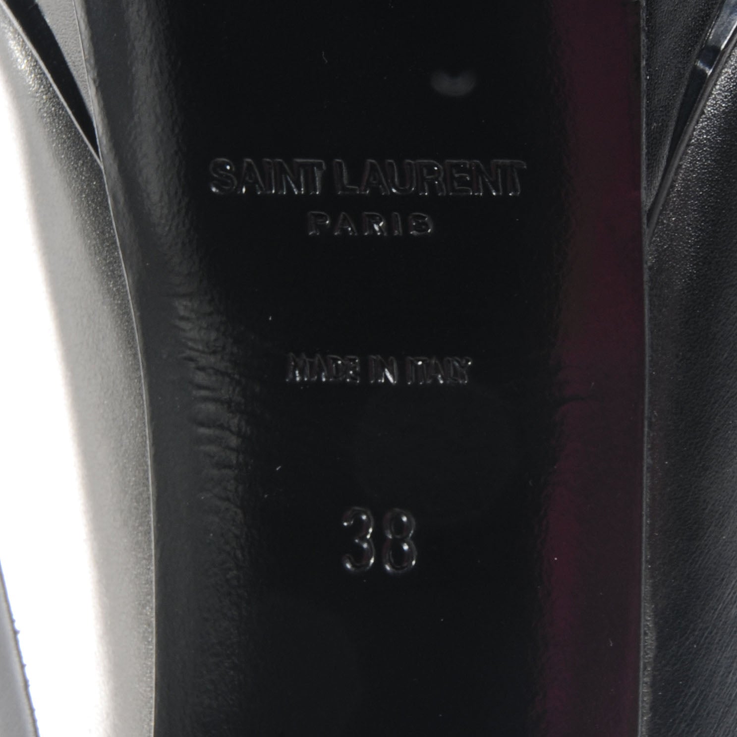 Saint Laurent Leather Classic Janis 105 Mary Jane Pump Black 6 of 7