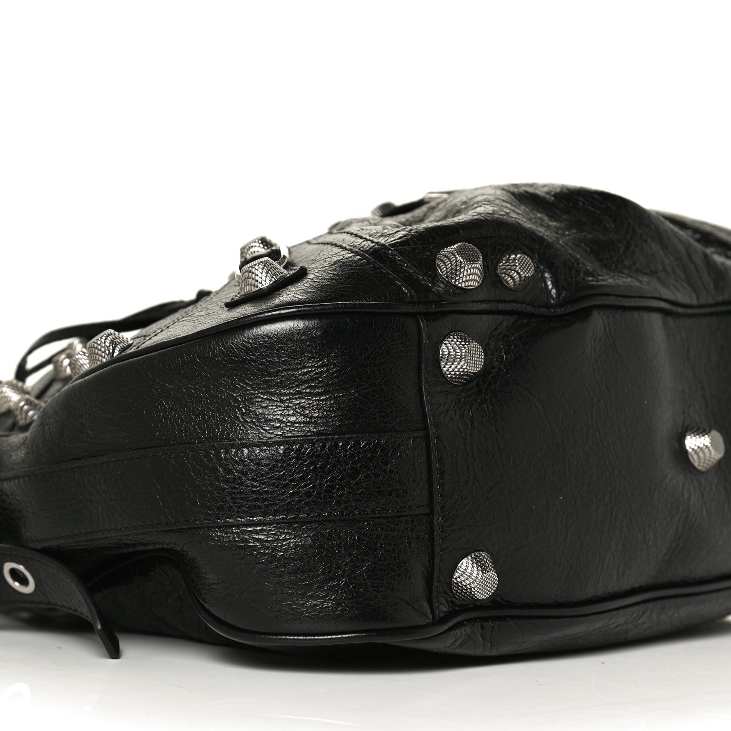 Balenciaga Agneau Arena Medium Le Cagole Shoulder Bag Black 9 of 14