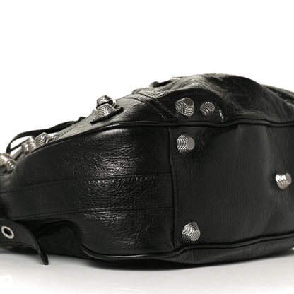 Balenciaga Agneau Arena Medium Le Cagole Shoulder Bag Black 9 of 14