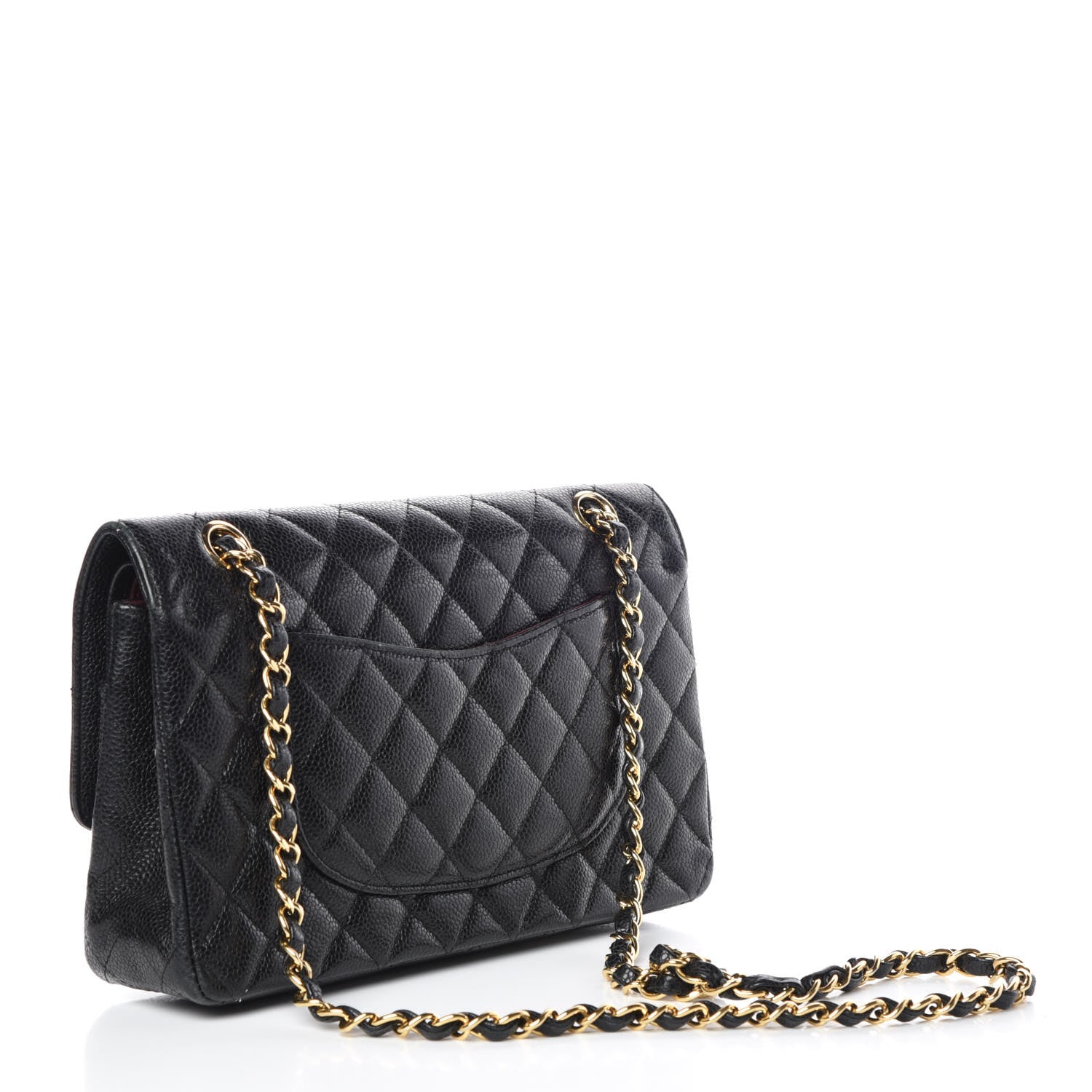 Chanel Caviar Quilted Medium Double Flap Black 3 of 15