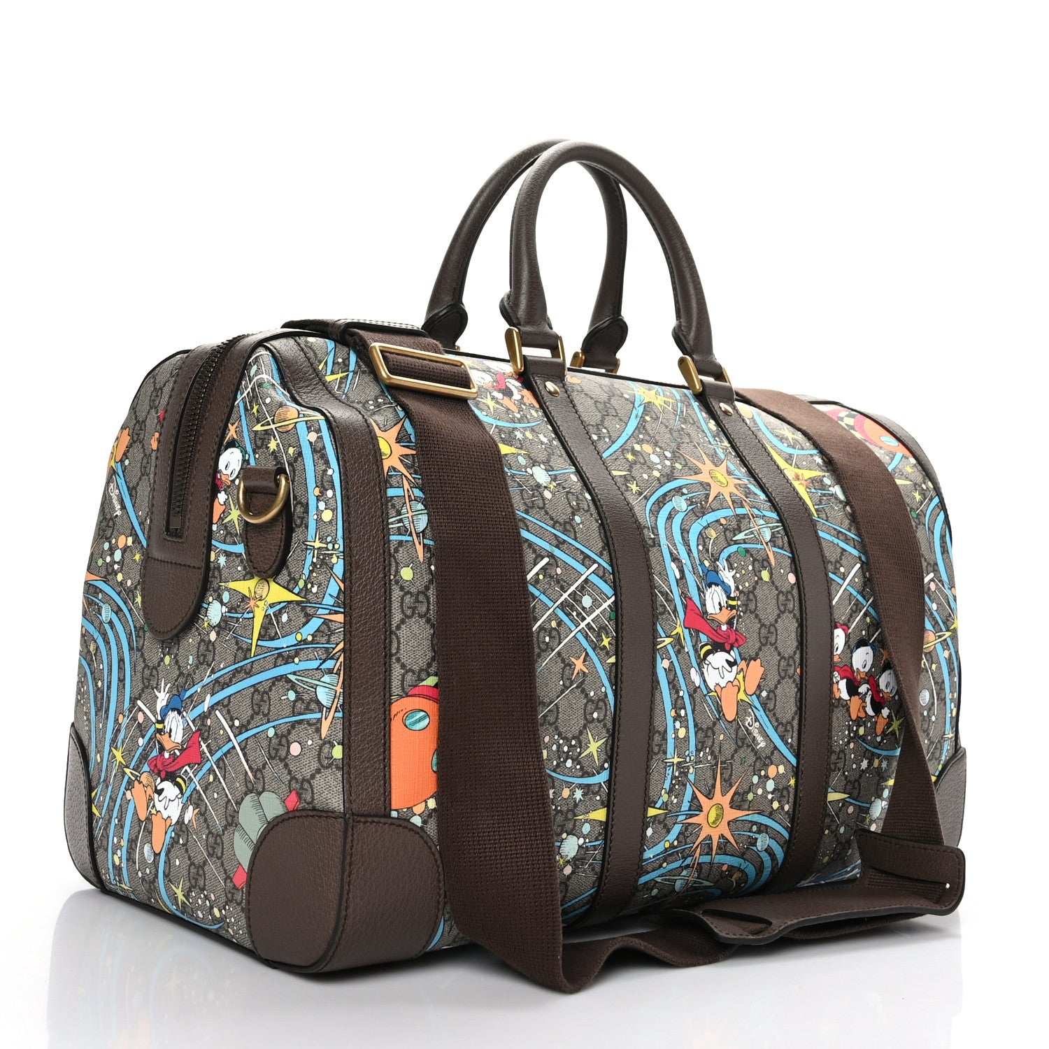 Gucci X DISNEY GG Supreme Monogram Donald Duck Retro Interlocking