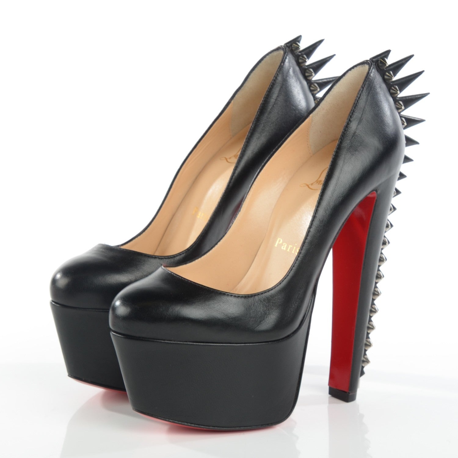 Christian Louboutin Nappa Electropump 160 Platform Pumps 35.5 Black 3 of 8