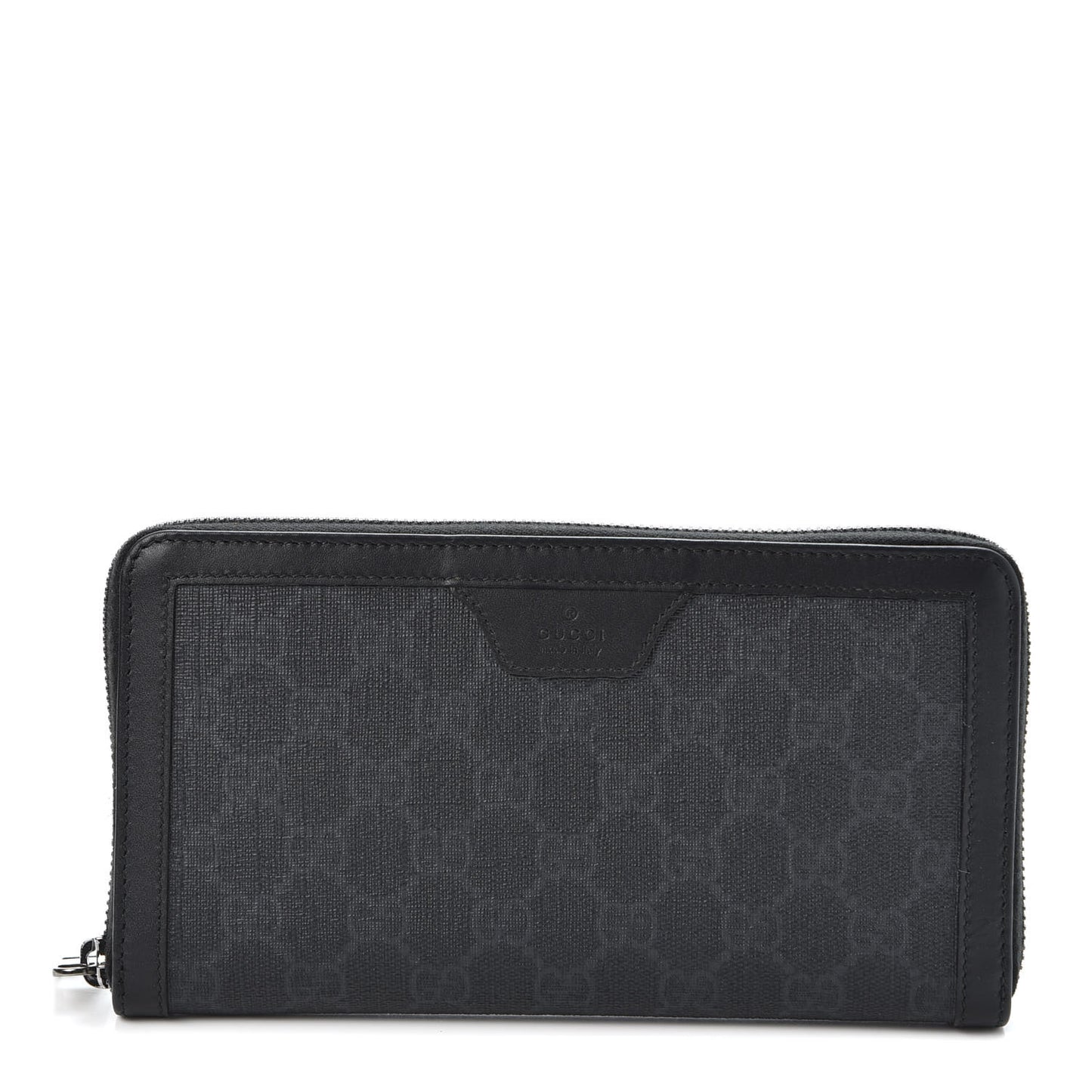 GG Supreme Monogram Zip Around Wallet