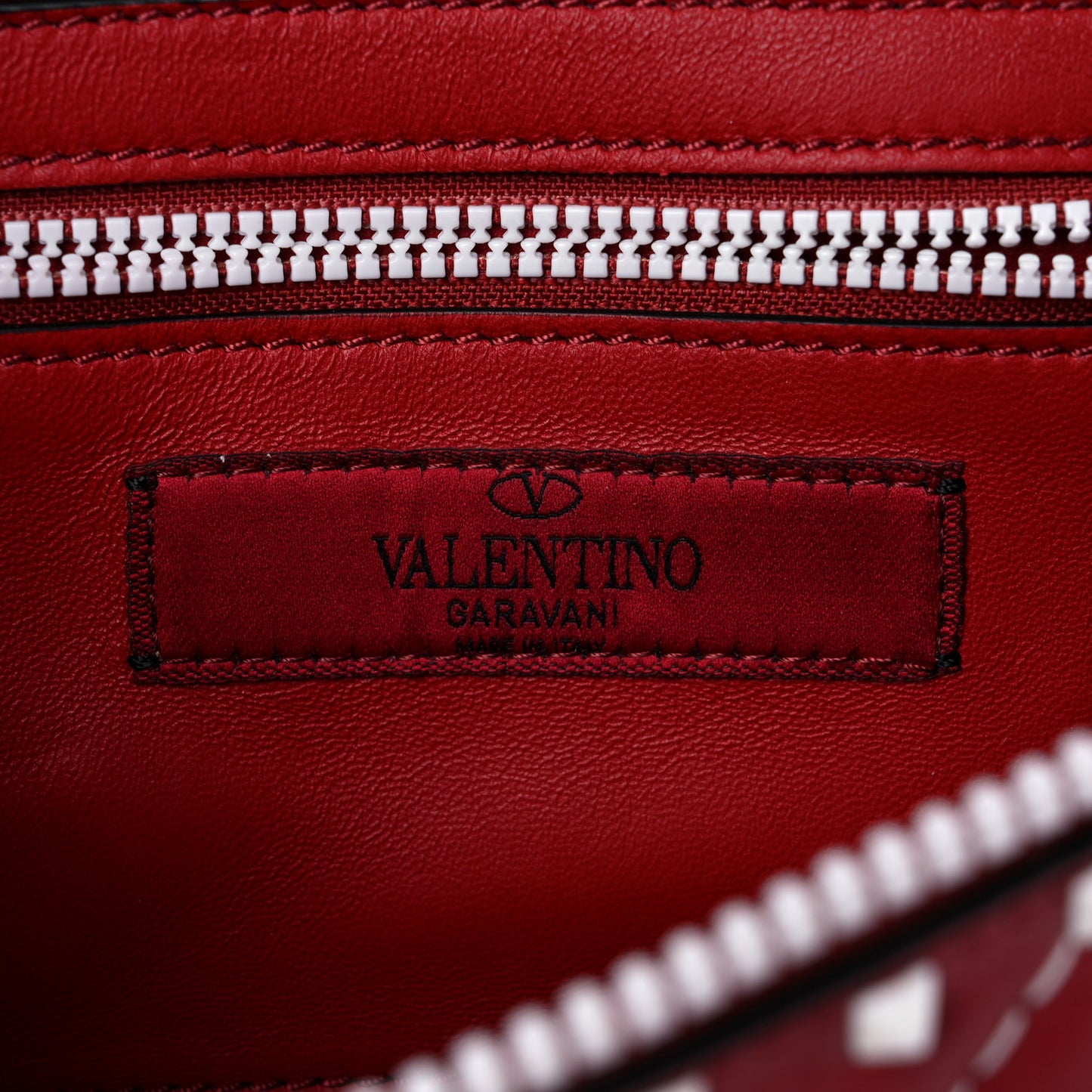 Lambskin Free Rockstud Spike Belt Bag 75 Rosso Valentino