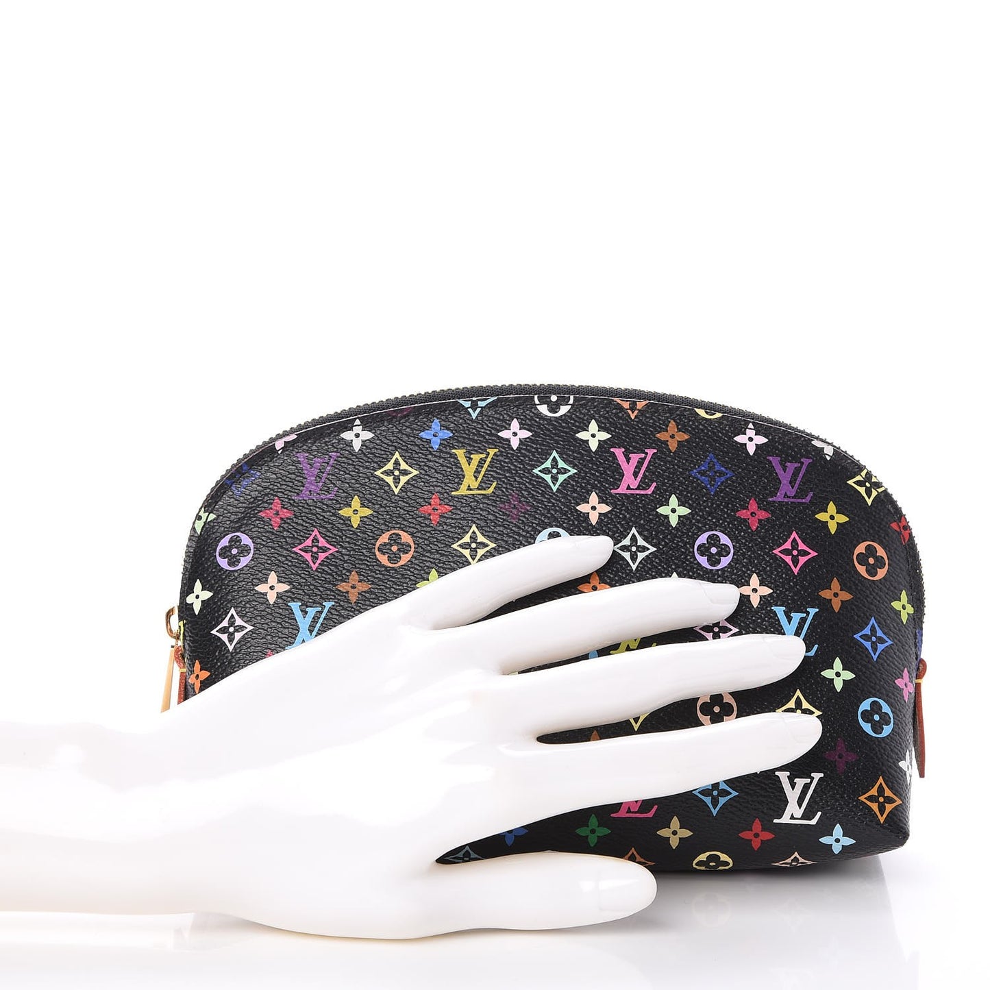 Monogram Multicolor Cosmetic Pouch Black Grenade