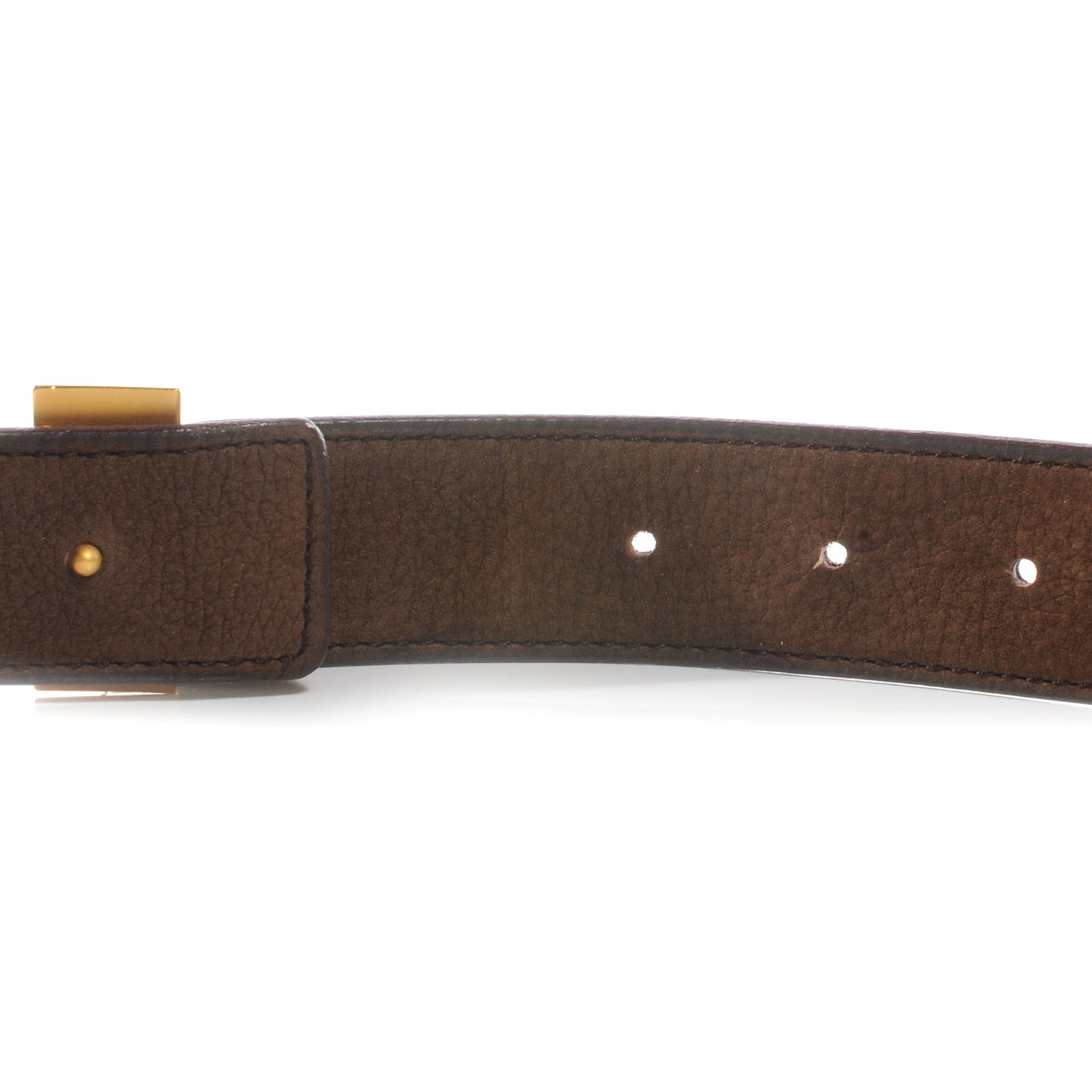 Swift Taurillon Gaucho Reversible H Belt 95 Chocolate