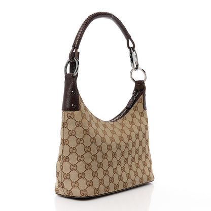 Gucci Monogram Classic Ring Hobo Brown 3 of 14