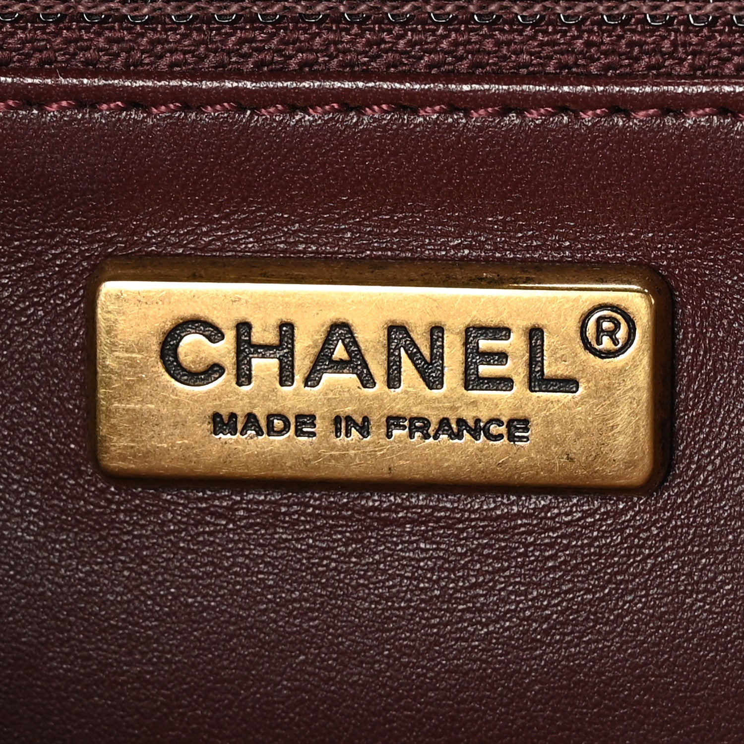 Chanel Metallic Snakeskin Medium Paris-Byzance Flap Burgundy 6 of 10