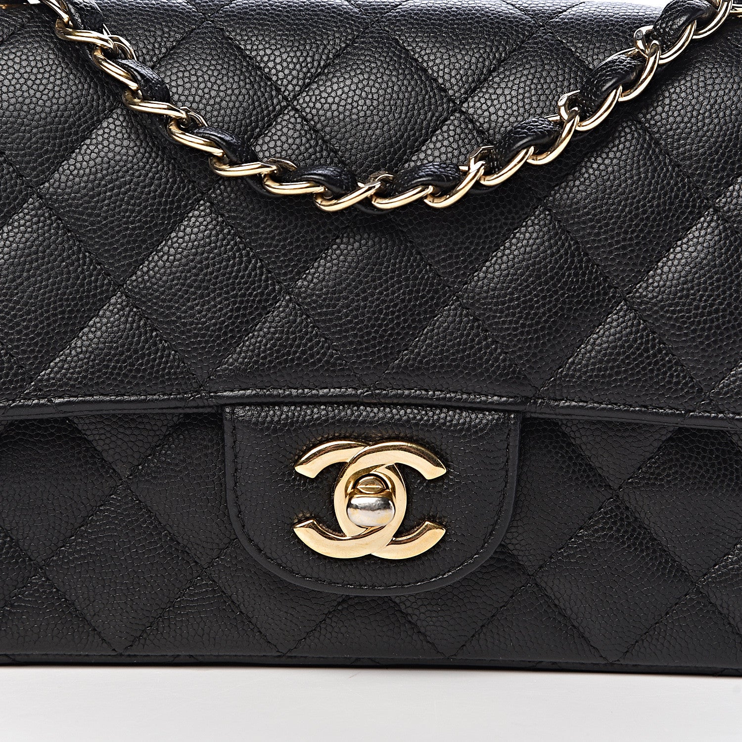 Chanel Caviar Quilted Mini Rectangular Flap Black 13 of 13