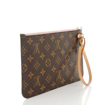 Louis Vuitton Monogram Neverfull MM GM Pochette Rose Ballerine 3 of 6