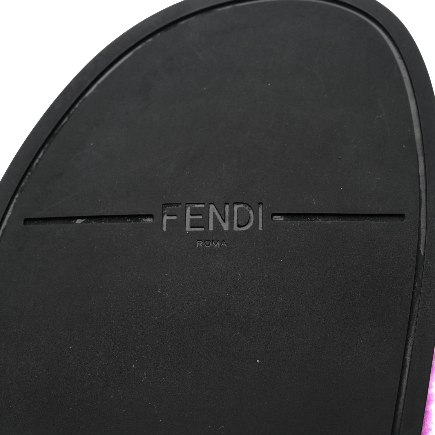 Fendi Shearling FF Fendi Feel Sandals 39 Bouganville 7 of 8