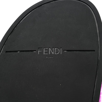 Fendi Shearling FF Fendi Feel Sandals 39 Bouganville 7 of 8