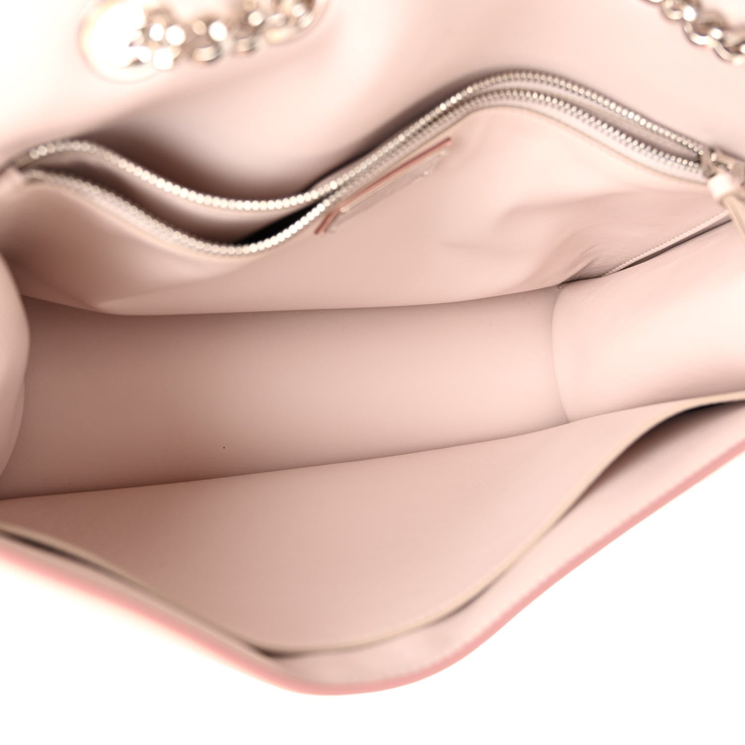 Salvatore Ferragamo Smooth Calfskin Vara Bow Chain Flap Crossbody Jasmine Flow Bonbon 4 of 8