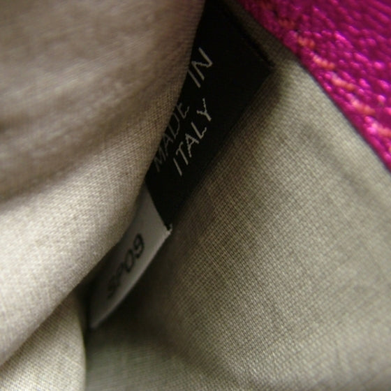 The Single Wallet Metallic Fuchsia