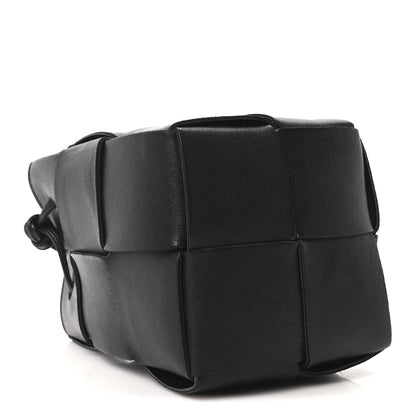 Bottega Veneta Nappa Maxi Intrecciato Mini Cassette Bucket Bag Black 4 of 9