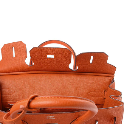 Hermes Togo Birkin 30 Orange 9 of 31