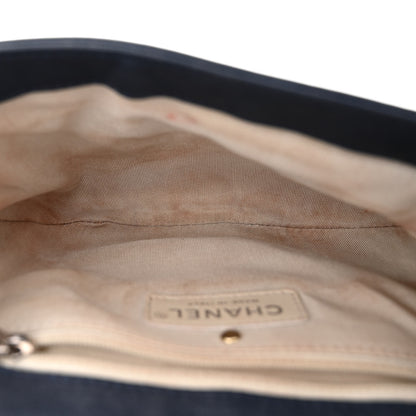 Chanel Washed Lambskin Quilted Mini Chain Around Flap Navy Blue 5 of 11