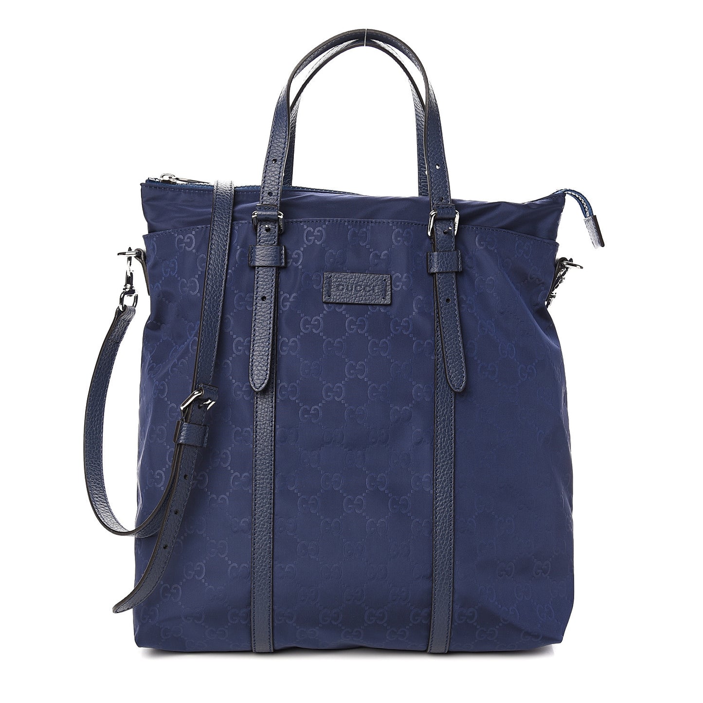 Nylon Monogram Medium Vertical Tote Tide