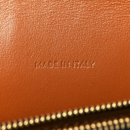 Celine Triomphe Canvas Lambskin Wallet On Strap Tan 7 of 11