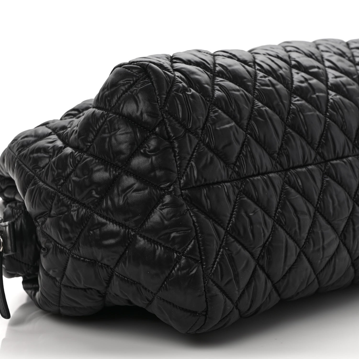 Chanel Nylon Quilted Medium Coco Cocoon Tote Black 7 of 10