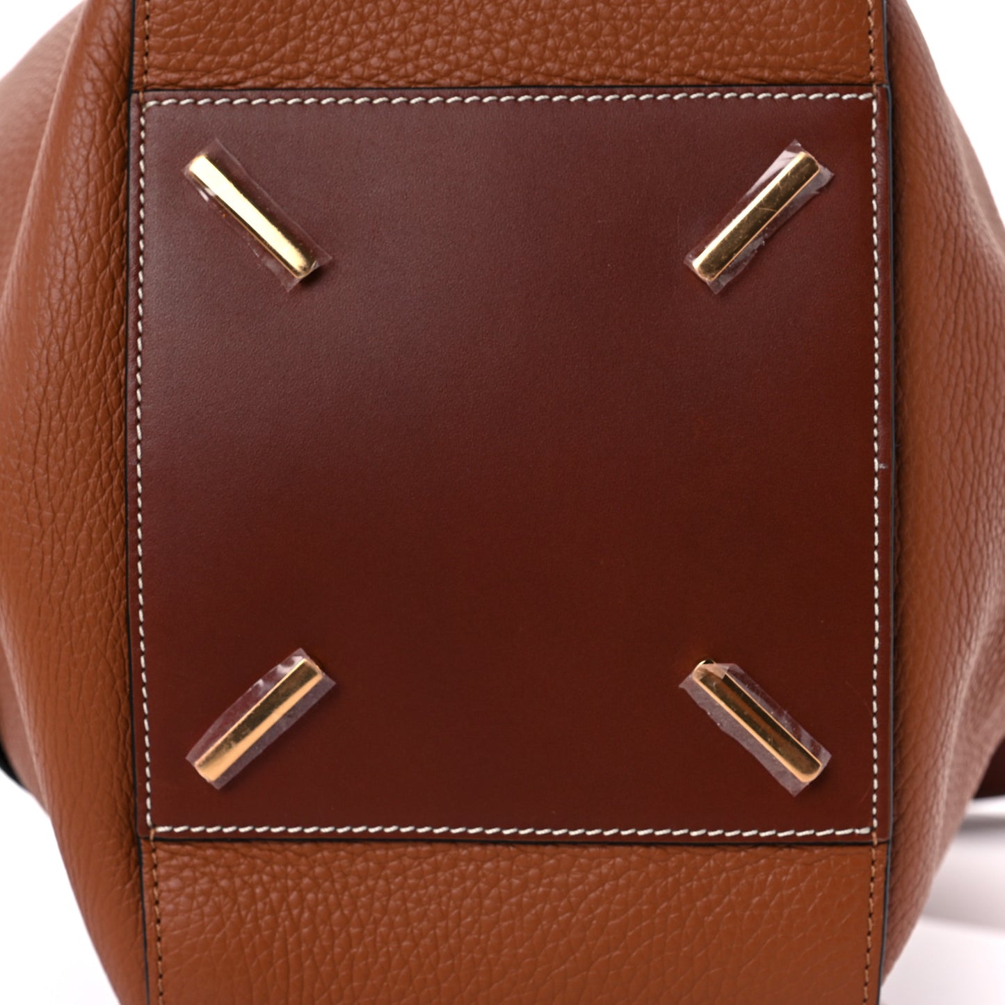 Grained Calfskin Small Hammock Shoulder Bag Tan