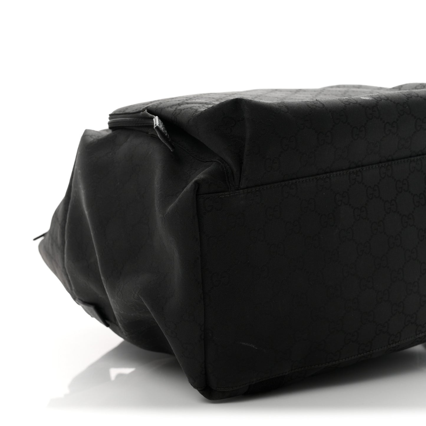 Nylon Monogram Medium Backpack Black